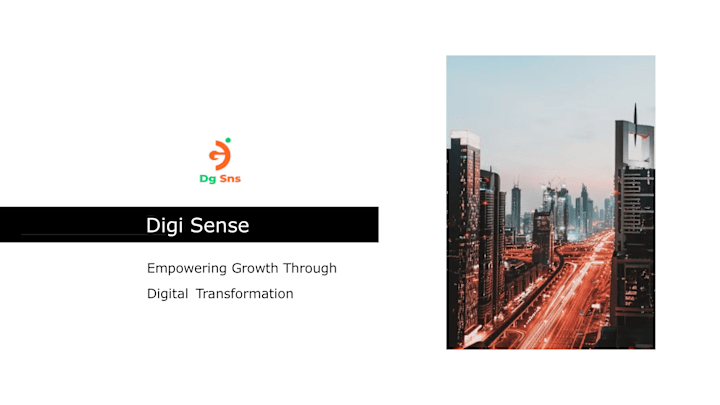 Cover image for Digi-Sense - Tech agency Pitch Deck