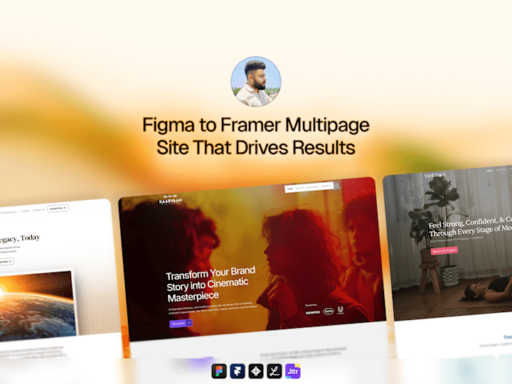 Cover image for Figma to Framer Multipage Site That Drives Results
