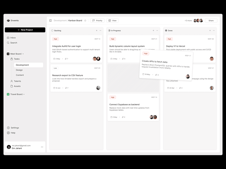 Cover image for Kanban Board Development with Next.js and Supabase