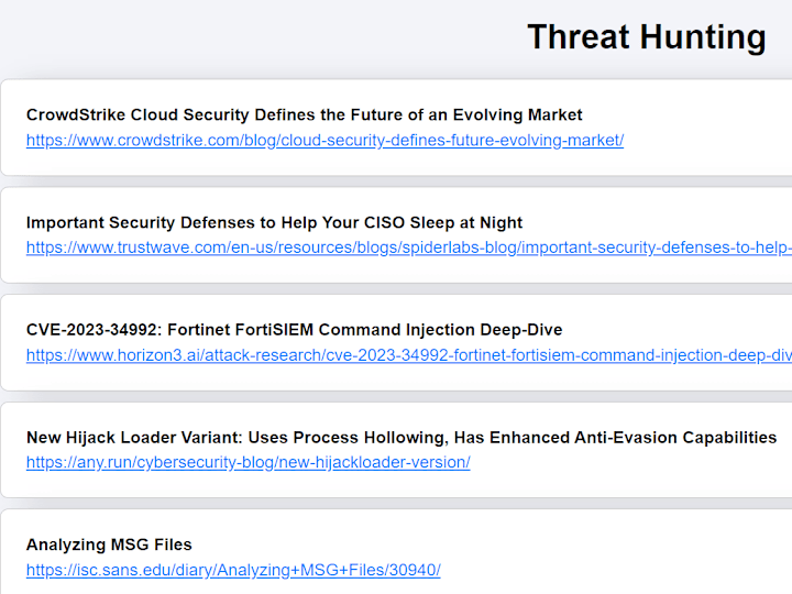 Cover image for Automated Cybersecurity Report
Aggregator and Notifier