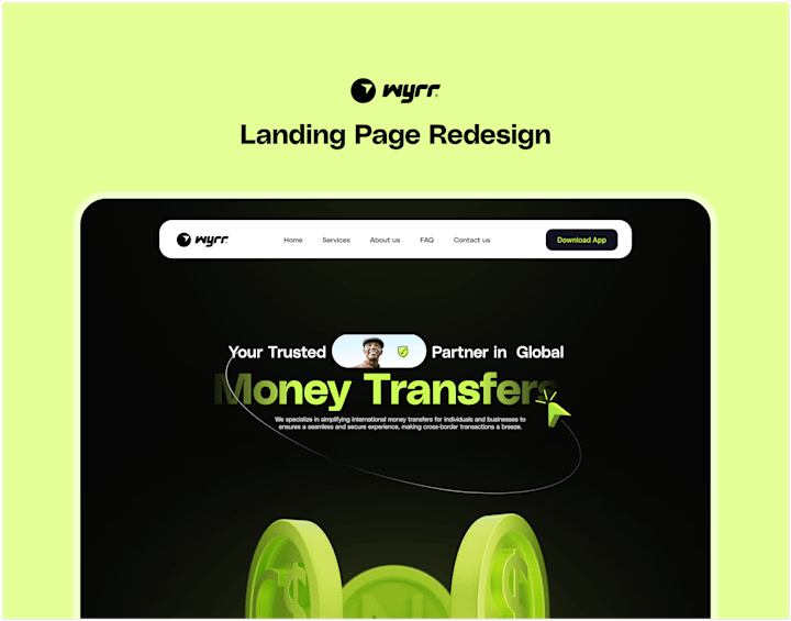 Cover image for Wyrr Landing Page Redesign
