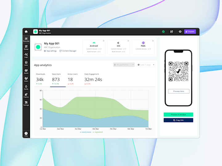 Cover image for UX/UI Design for Appspotr’s Project Dashboard