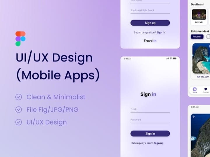 Cover image for Clean & Minimalis UI/UX Design for Mobile Apps