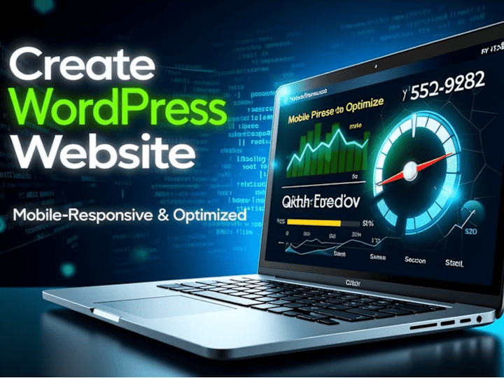 Cover image for Create Speed optimized, Mobile responsive WordPress Website