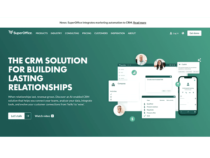 Cover image for [Ideation, Wireframe, Content, Copy] Homepage for CRM suite