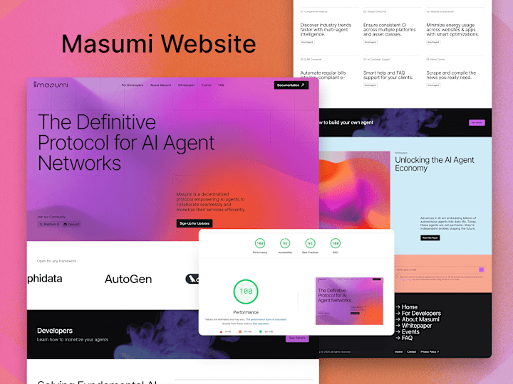 Cover image for Masumi Website Development