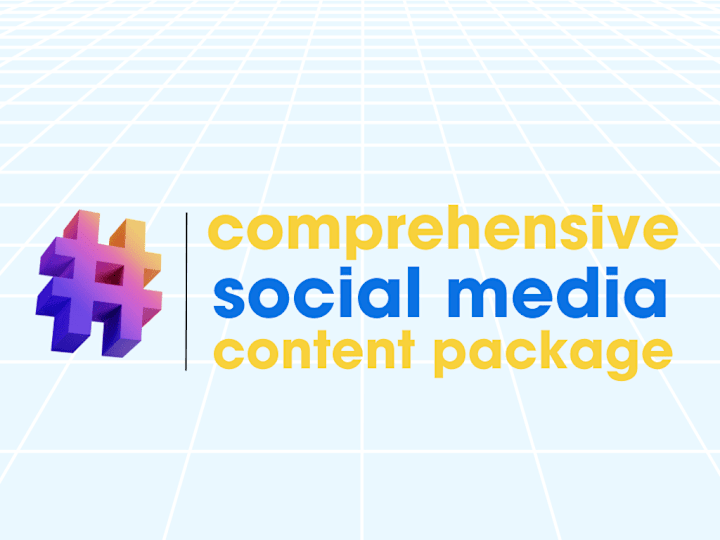 Cover image for Comprehensive Social Media Content Creation Package