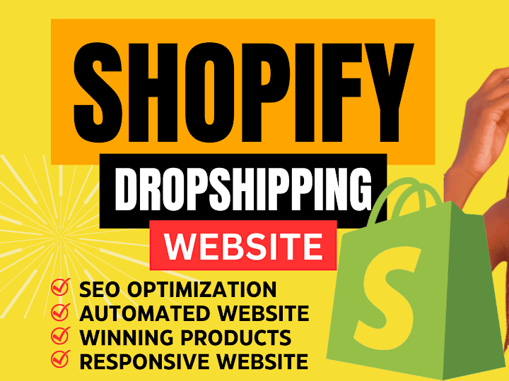Cover image for I will build design shopify dropshipping website store zendrop