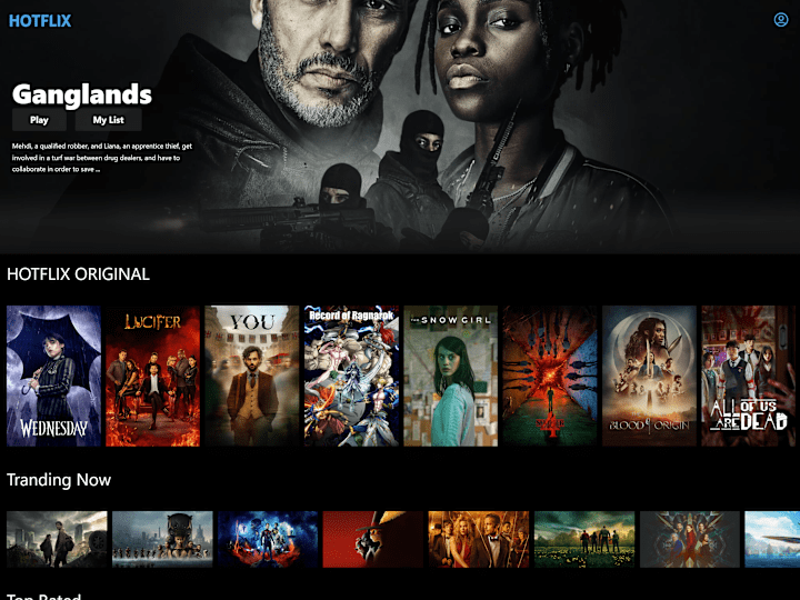 Cover image for Hotflix | A Revolutionary Streaming Platform for Movies & TV Sho