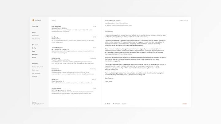 Cover image for Native iOS/macOS email app design
