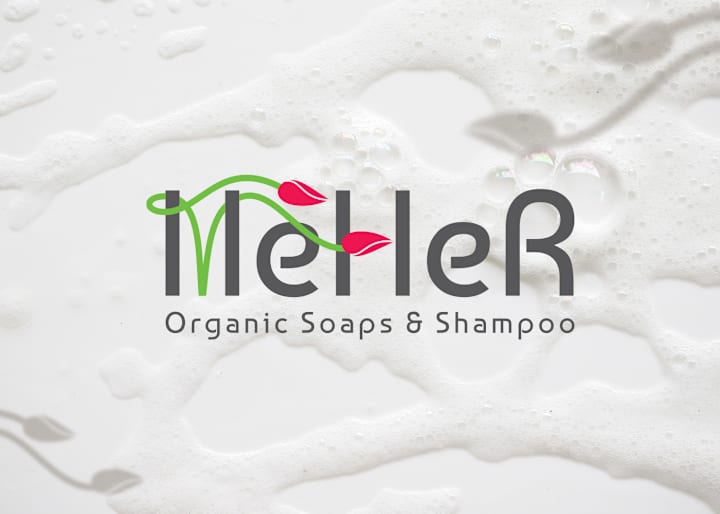 Cover image for Logo Design for Meher: Organic Soaps & Shampoo :: Behance