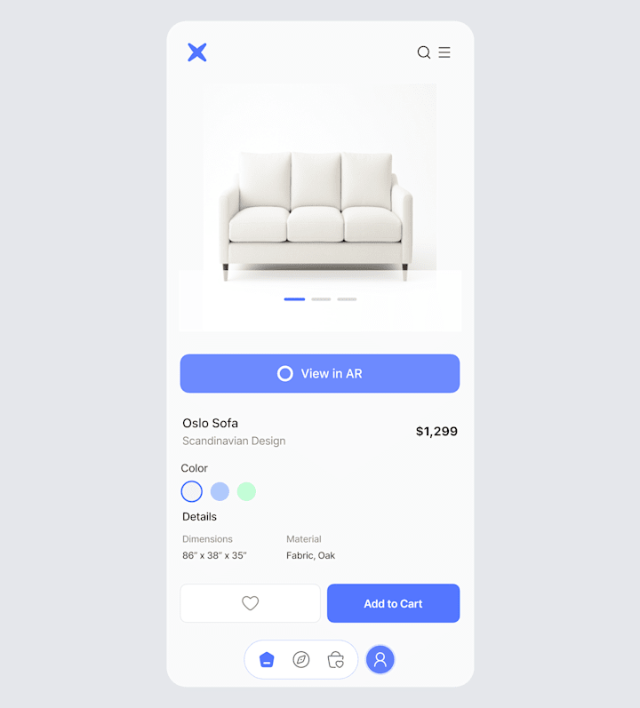 Cover image for Furniture AR Preview (Mobile Experience)