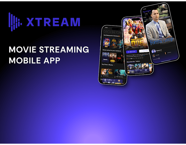Cover image for UI/UX Case Study - Movie Streaming Mobile App