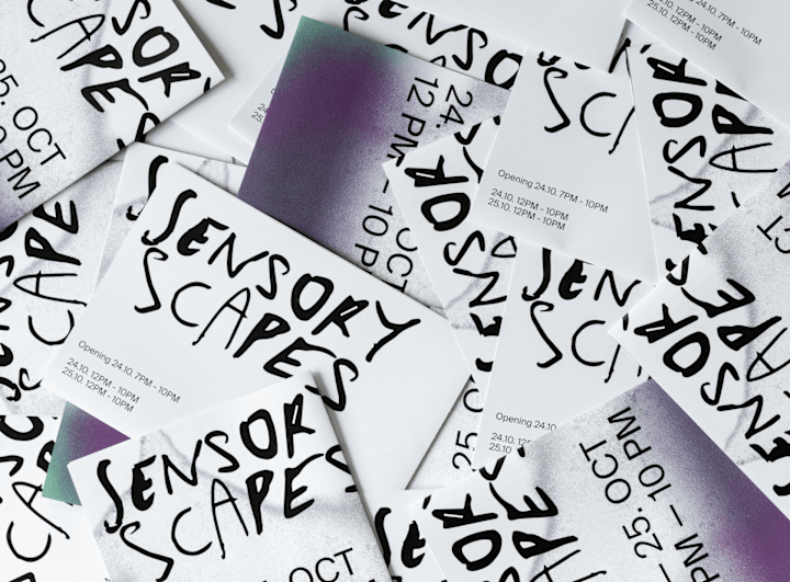 Cover image for Sensory Scapes Exhibition