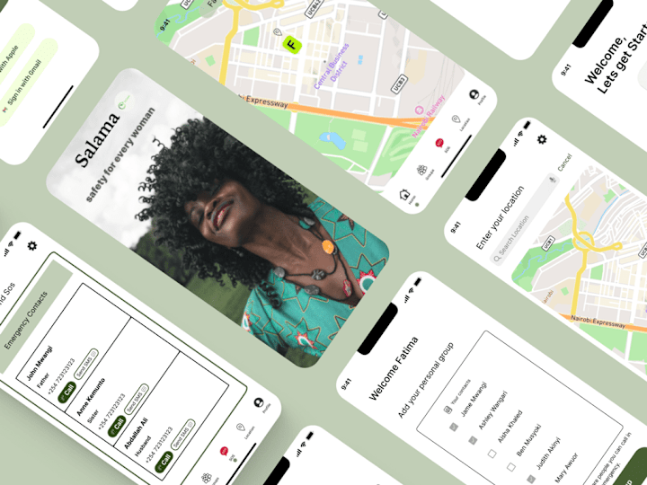 Cover image for Salama Safety App