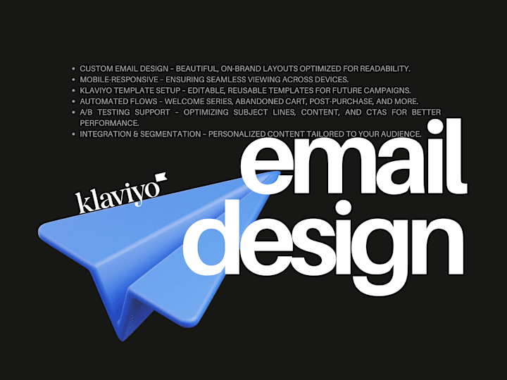 Cover image for Email Marketing Design · Klaviyo