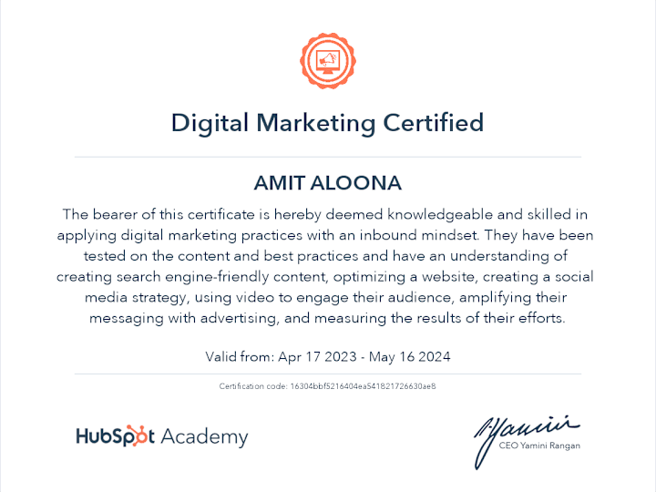 Cover image for DIGITAL MARKETING CERTIFIED AND SEO EXPERT