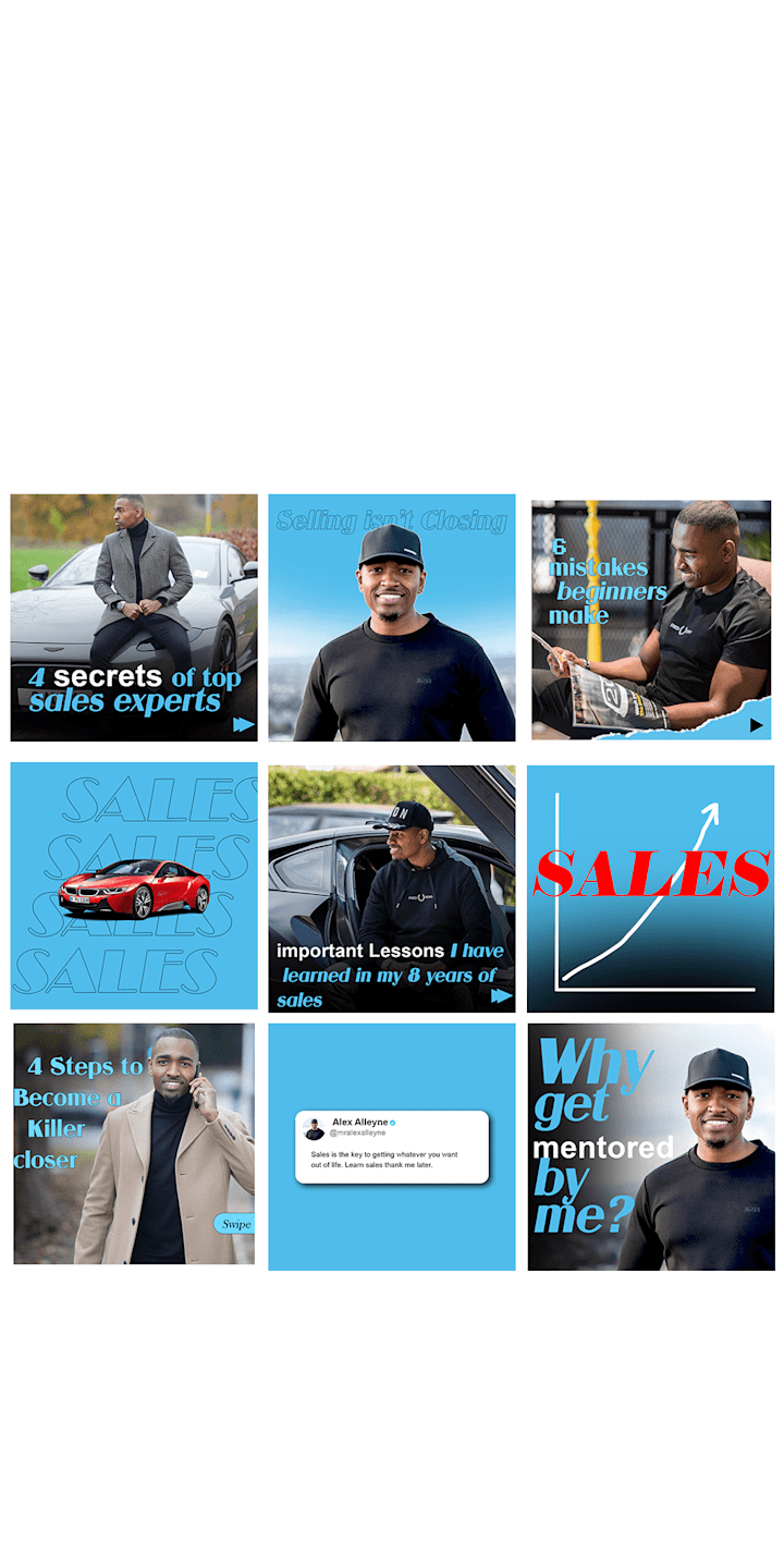 Cover image for Alex Alleyne | Branded social media.