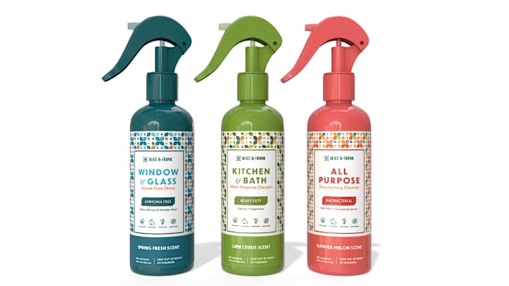 Cover image for Packaging: Alice & Frank Household Cleaners :: Behance