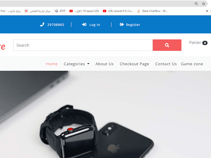 Cover image for GitHub - Rabiezouita11/laravel-ecommerce: site web e-commerce