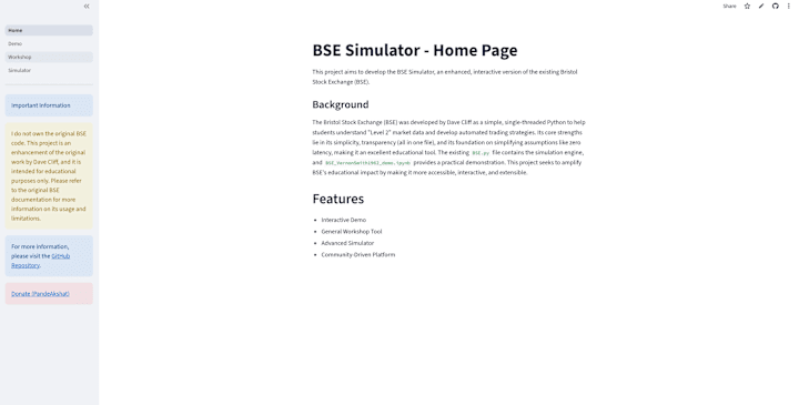 Cover image for BSE Simulator
