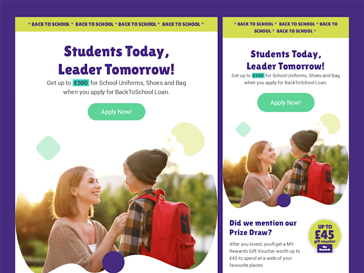 Cover image for Back to School Email Design