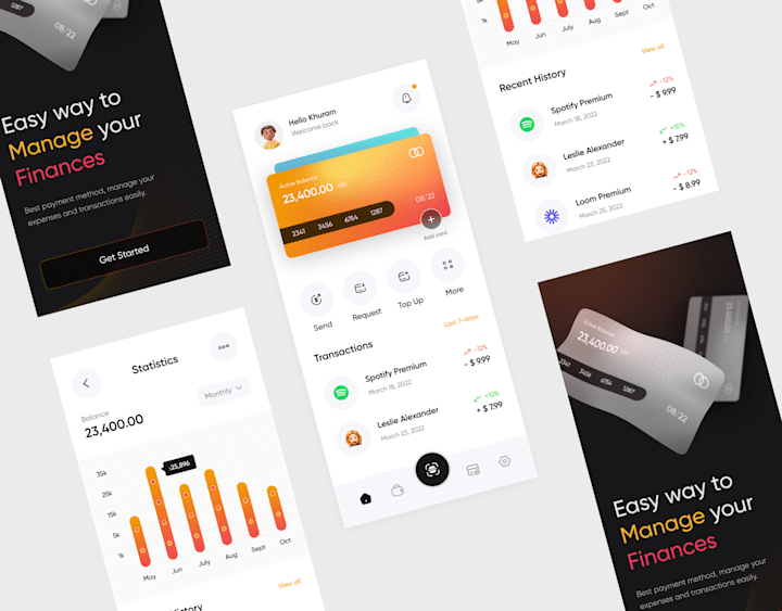 Cover image for Finance Mobile App Concept