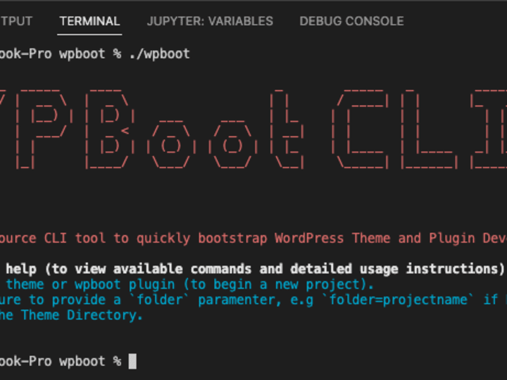 Cover image for WPBoot - A FREE and OpenSource Liteweight CLI Tool