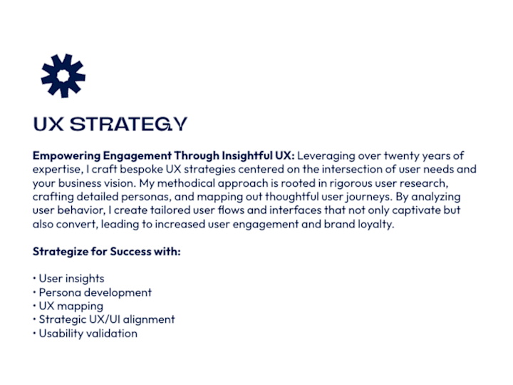 Cover image for UX Strategy