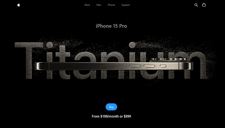 Cover image for iPhone 15 Pro Landing Page - Clone