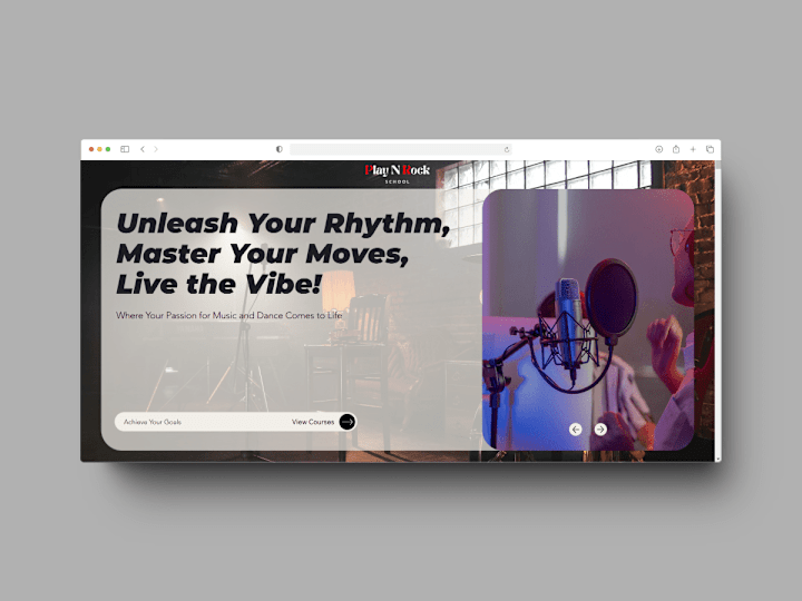 Cover image for Play N Rock: Website UI Design & Development