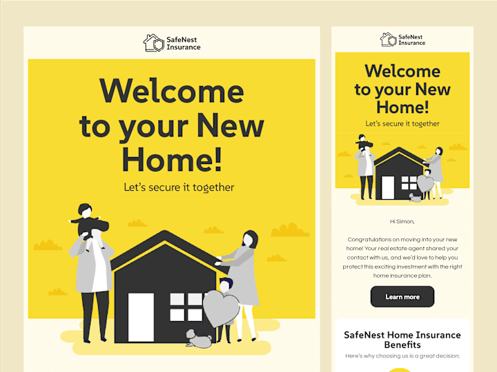 Cover image for Home Insurance Email