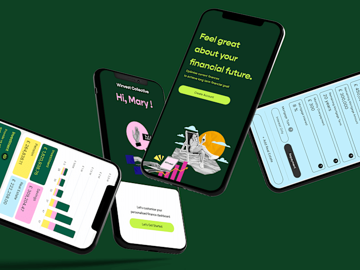 Cover image for Winvest - Product Design of Financial Projection Tool for women
