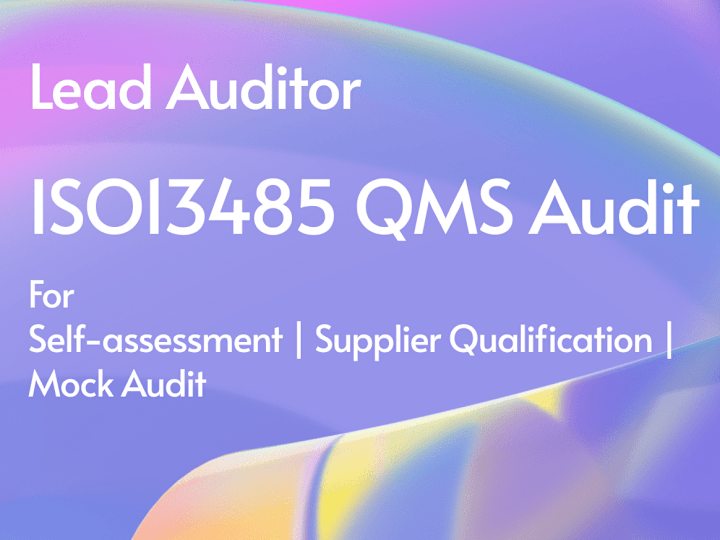 Cover image for Quality System Audit on ISO 9001, 13485, QSR 820, MDSAP, NMPA