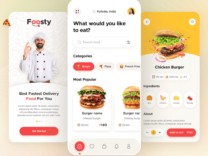 Cover image for Foosty App UI Design