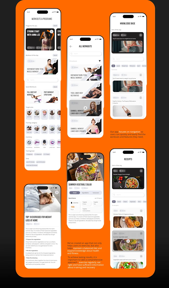 Cover image for PROGRESS TRACKING APP | FITNESS APP | SPORT | UIUX