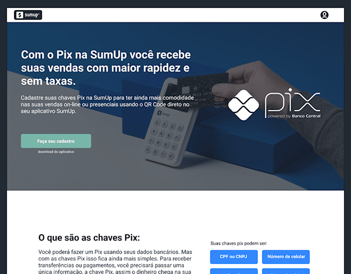 Cover image for Projeto PIX na SumUp (1) | Images :: Behance