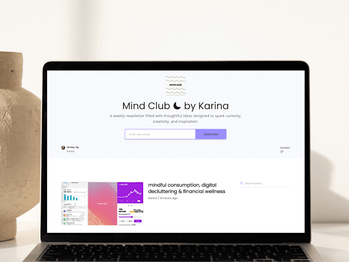 Cover image for 💌 Content Creation + Strategy  | Mind Club