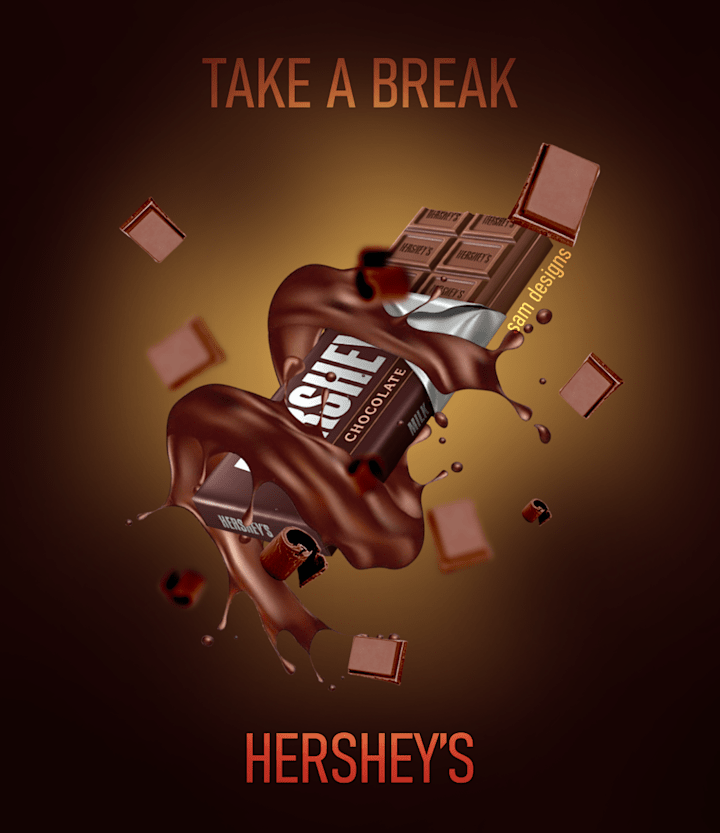 Cover image for Product AD design for Hershey's