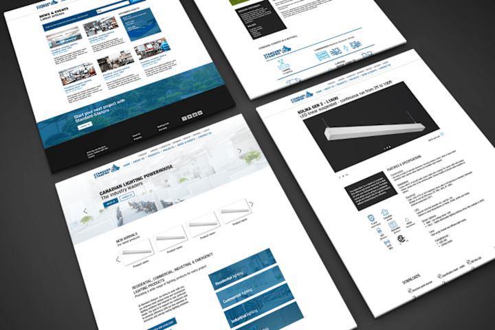 Cover image for Standard-Stanpro website redesign mockup