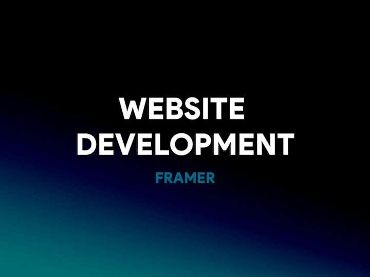 Cover image for Website Development (Framer)