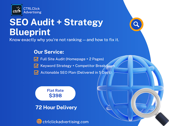 Cover image for SEO Audit + Strategy Blueprint