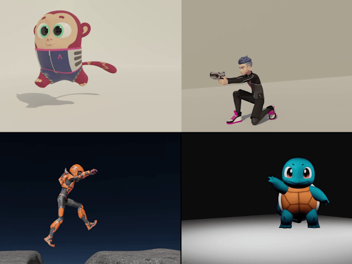 Cover image for Amazing 3D Character Animations