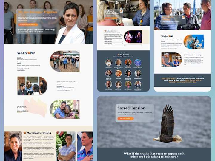 Cover image for WeAreOne Alliance Kajabi Website Redesign