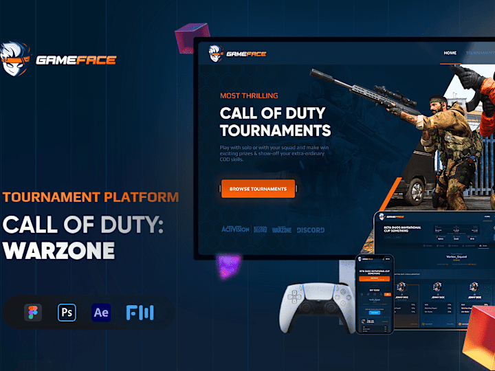 Cover image for Gameface - Esports tournament platform