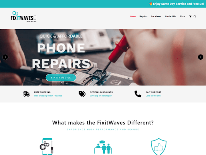 Cover image for FixitWaves- 80% increase in traffic