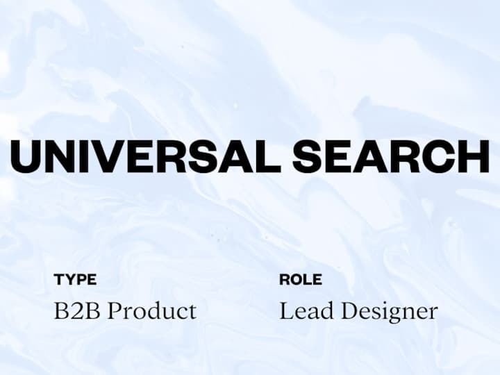 Cover image for Universal Search