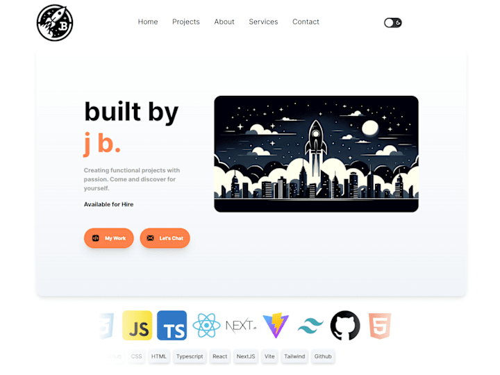 Cover image for My Portfolio - https://builtbyjb.com