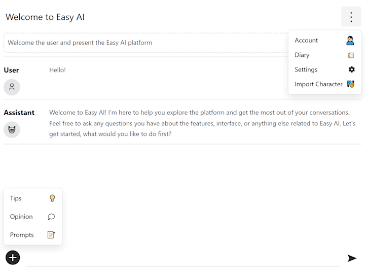 Cover image for Easy AI - Minimalistic AI Chat App with Next.js and ChakraUI