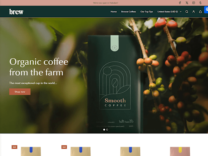 Cover image for Brew- Coffee Store